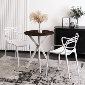 PROXIMA.store - Jedálenský stôl LAUREN FARBA: biela, FARBA NÔH: orech