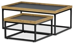 Autronic BONTEC Konferenčný stolík 100x60cm, mdf, dub, CT-613 OAK Farba: Šedá