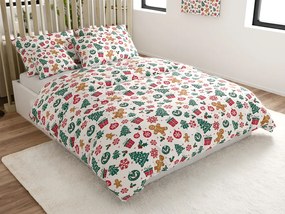 Bavlnené obliečky MERRY MOOD biele Rozmer obliečky: 70 x 90 cm | 140 x 200 cm