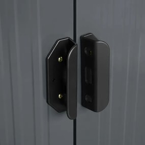 Záhradný domček BestBerg ZDR-2A / 2,4 m² / 110 x 217 x 191 cm / sivá