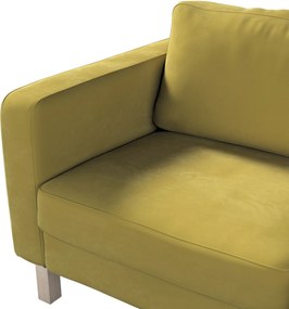 Poťah na sedačku Karlstad (nerozkladací, 2-miestny, krátky) farba produktu zelená látka lesklá, zamatová