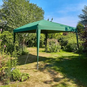 Rýchlorozkladací záhradný altánok Trekan Typ 1 200x200 cm - zelená