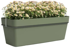 Závesný samozavlažovací kvetináč z recyklovaného plastu 50 cm Capri – Artevasi