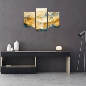 Obraz - Pohorie, akvarel (90x60 cm)