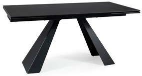 Jedálenský stôl Salvadore II, 160 x 90 cm, čierna