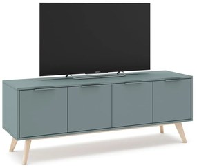 TV stolík sivozelený 140x53x40 cm Pisco – Marckeric