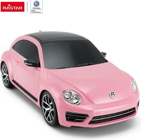 Diaľkovo ovládané Volkswagen Beetle 1:14 Rastar - ružové RC autíčko