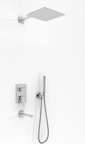 Vaňová súprava s dažďovou sprchou 30 cm a slúchadlom Excelent QW211HQ30