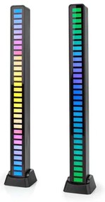 SADA 2x Nedis GALDP110BK - LED RGB Nabíjacia stolná lampa LED/250 mAh