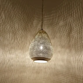 Luxusná strieborná lampa Maskatta D22