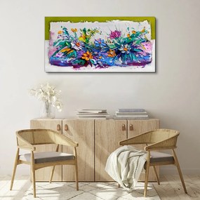 Obraz Canvas maľovanie kvetín