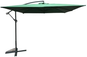 Rojaplast 8080 Štvorcový slnečník bočný zelený 270 x 270 cm