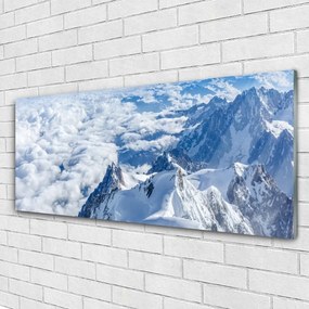 Obraz na akrylátovom skle Hory príroda 125x50 cm