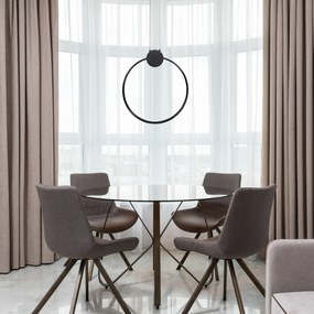 Toolight Toolight, LED stropné svietidlo 50cm 23W 4000K APP1398-CP. čierna, OSW-00956