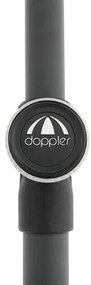 Slnečník Doppler Active Green Edition so stredovou tyčou 200x120 cm prírodný