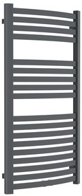 Invena kúpeľňový radiátor rebríkový 100x54 cm sivá/grafitová UG02100