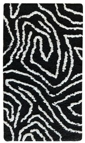 Koberec Shaggy BlackCurves 0,8/1,5 PSR-13557 čierny