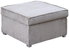 Béžový taburet SMART COSARO s úložným priestorom 65x65 cm