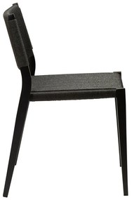 Čierna jedálenská stolička DAN-FORM Denmark Loop
