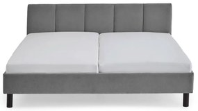 Sivá čalúnená dvojlôžková posteľ bez roštu 180x200 cm Joker – Meise Möbel