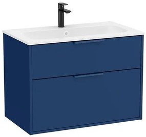 Roca Optica kúpeľňová skrinka s umývadlom 79x58x45,5 cm modrá mat OPT802ZM