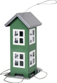 Závesné krmítko pre vtáky XL – zelené 26 cm
