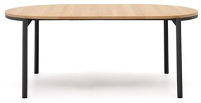 Okrúhly rozkladací jedálenský stôl v dekore duba ø 120 cm Montuiri – Kave Home