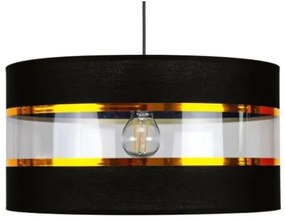 Luster na lanku LIND 1xE27/60W/230V čierna