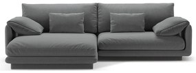 Tmavosivá rohová pohovka (ľavý roh) Torino – Micadoni Home
