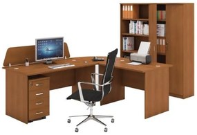 Zostava kancelárskeho nábytku MIRELLI A+, typ A, čerešňa