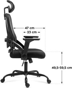 Kancelárska stolička Manager 2.9 Black