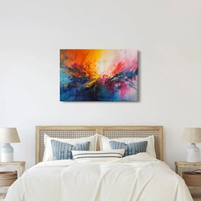 Obraz - Farebná abstrakcia (90x60 cm)