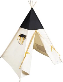 lovel.sk Detský stan teepee Black/Honey