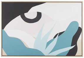 Obrázok na plátne viacfarebný 93 x 63 cm FORNEA Beliani