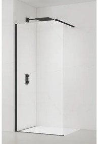Sprchová zástena Walk-in 130 cm SAT čierna SATBWI130PRC, 1 ks