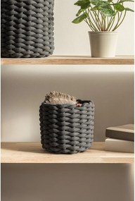 Látkový košík ø 21x17 cm Peach Skin Round S – Bigso