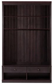 Hnedá TV zostava z borovicového dreva 140x223 cm Anita – Støraa