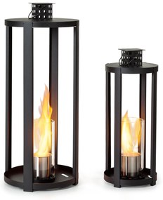 Fiamme Cilindro, etanolové lampáše, súprava 2 kusov, horák z nehrdzavejúcej ocele, 0,3 litra, doba horenia 4 hodiny
