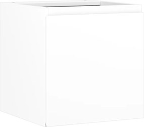 Mexen Orio, kúpeľňová skrinka 45 cm, 1 dvierka, biela matná, 91A11-04547-1-BF01