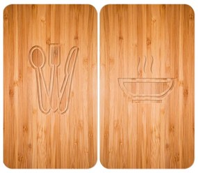 WENKO 2521497100 - Kryt na varnú dosku 52x30 cm pestrofarebný/sivý/priehľadný