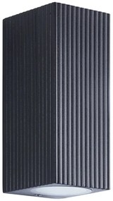 Brilliant - Vonkajšie nástenné svietidlo JELANI 2xGU10/10W/230V IP44 čierna