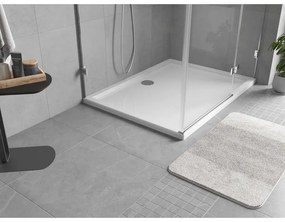 Mexen, Mexen Flow obdĺžniková sprchová vanička slim 130 x 90 cm, biela lesklá, 46R109013