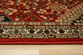 Koberec Afgan E788A červený / čierny