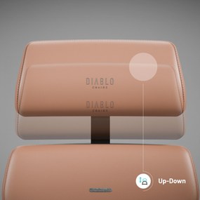 Kancelárske kreslo Diablo V-Modular, Sugar Brown