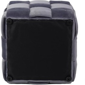 SI Casel Velvet taburetka sivý