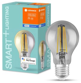 LEDVANCE Inteligentná LED žiarovka SMART+ BT, E27, A60, 6W, 540lm, 2700K, teplá biela, dymová