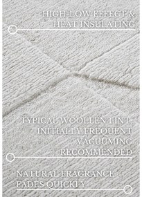 Krémovobiely ručne tkaný vlnený behúň 80x250 cm Ursule – Villeroy&amp;Boch