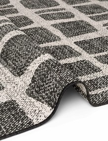 Ted Baker, Kusový koberec Ted Baker Haringey 106383 Black White, 200x300, čiernobiela, chodba / predsieň