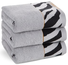 BAVLNENÝ UTERÁK EVA MINGE22 50X90 CM STRIEBORNÁ