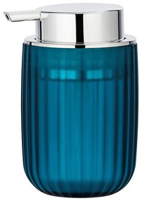 Petrolejovomodrý dávkovač mydla Wenko Agropoli Frost, 250 ml